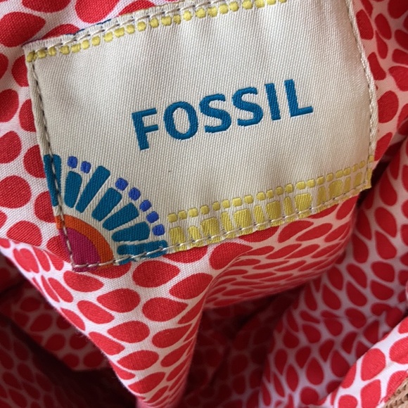 NWOT Fossil Raffia Tote - Picture 4 of 10